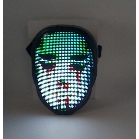 Rechargeable LED Mask-Shining Mask-Hundreds Of Options-Wearable - Picture 10 of 16